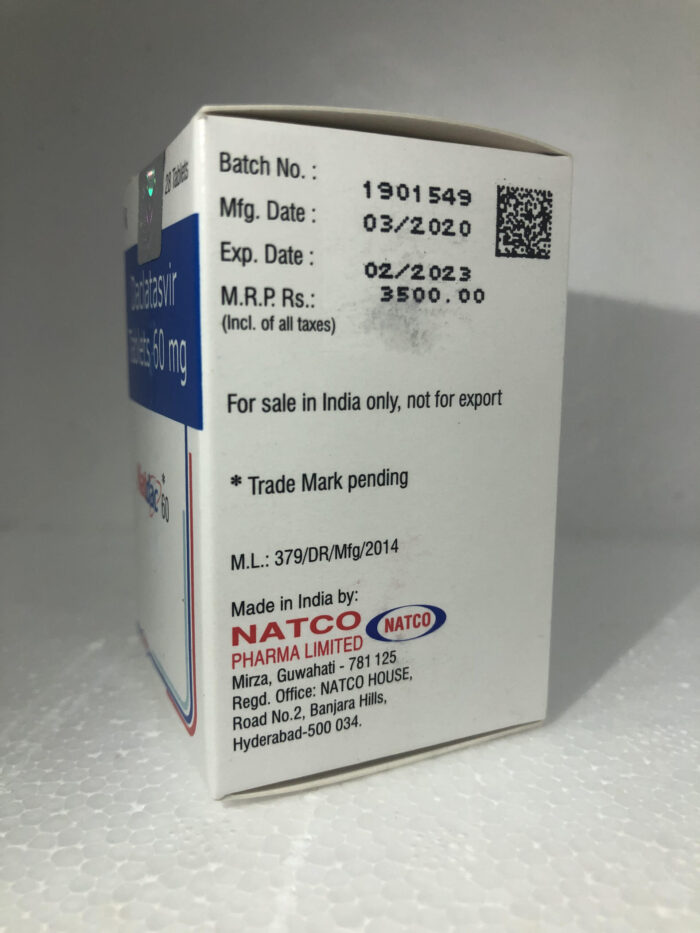 Natdac 60mg Tablet - Image 2