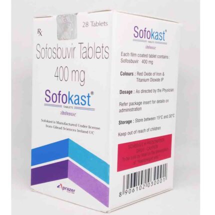 Sofosbuvir bulk exporter Sofokast 400mg Tablet Third Contract Manufacturing