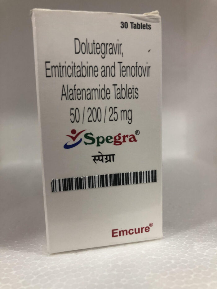 Dolutegravir Emtricitabine Tenofovir Alafenamide Bulk Exporter Spegra 50mg, 200mg, 25mg Tablet Third Party Manufacturer