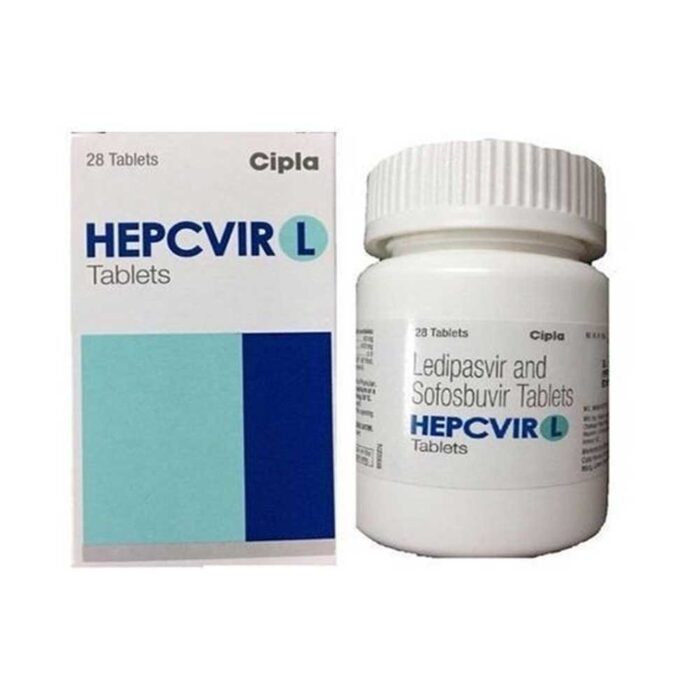 Sofosbuvir Ledipasvir Bulk Exporter Hepcvir L 90mg/400mg Tablet Third Party Manufacturing