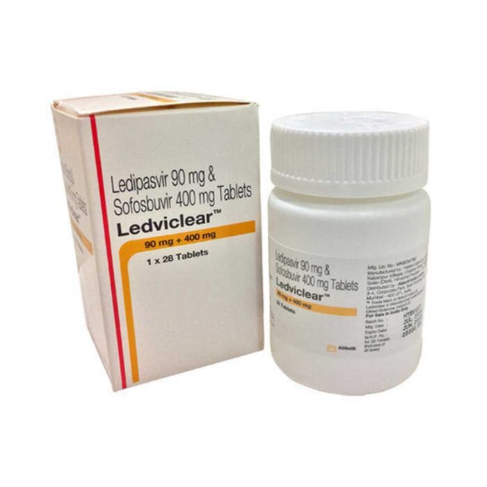 Sofosbuvir Ledipasvir Bulk Exporter Ledviclear 90mg/400mg Tablet Third Party Manufacturing