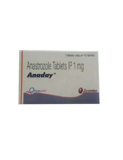 Anastrozole bulk exporter Anaday 1mg, Tablet Third Contract Manufacturer india