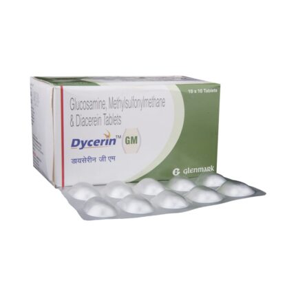 Glucosamine Diacerein MSM Bulk Exporter Dycerin GM 750mg, 50mg, 250mg Tablet third contract manufacturer