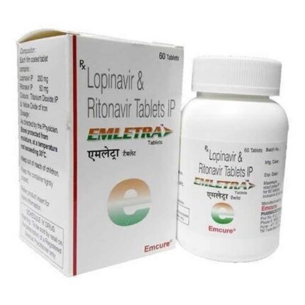 Lopinavir Ritonavir Bulk Exporter Emletra 200mg, 50mg, Tablet Third Party Manufacturer