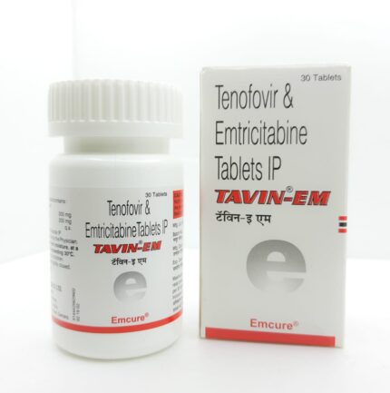 Tenofovir Disoproxi Fumarate Emtricitabine bulk exporter Tavin-EM 300mg, 200mg Tablet Third Contract Manufacturer