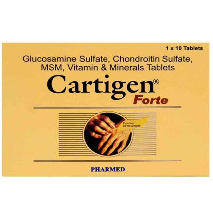 Glucosamine Chondroitin Bulk Exporter Cartigen Forte 750mg/100mg Tablet third party manufacturer