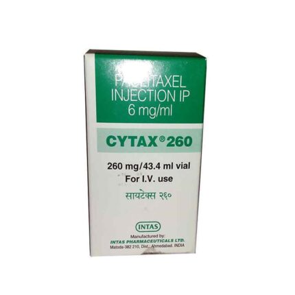 Paclitaxel bulk exporter Cytax 260mg, Injection Third Contract Manufacturer India