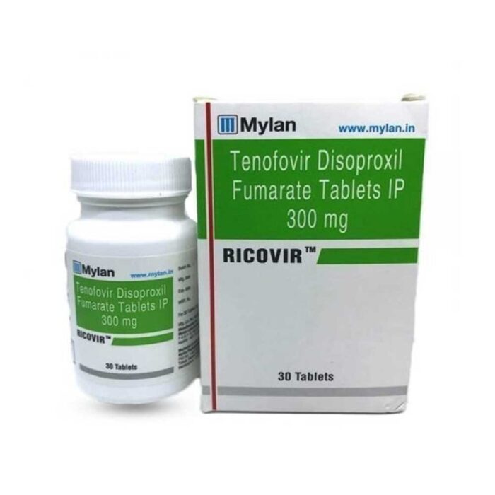 Tenofovir Disoproxil Fumarate bulk exporter Ricovir 300mg Tablet Third Contract Manufacturer