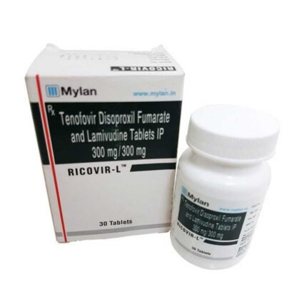 Tenofovir Disoproxil Fumarate Lamivudine bulk exporter Ricovir L 300mg, 300mg Tablet Third Contract Manufacturer