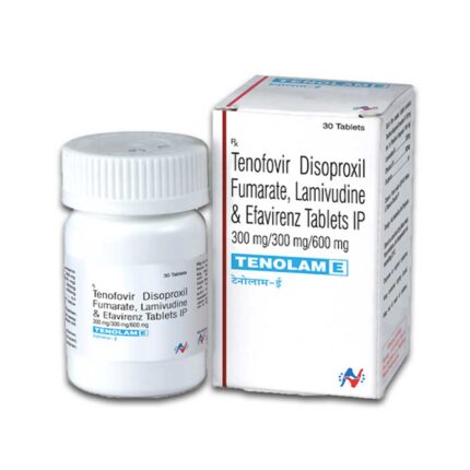  Tenofovir Disoproxil Fumarate Lamivudine Efavirenz Bulk Exporter Tenolam-E 300mg, 300mg, 600mg Tablet Third Contract Manufacturer