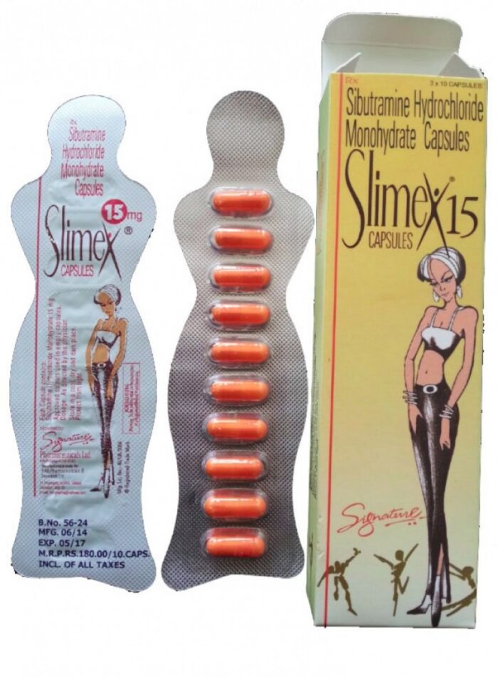 Sibutramine bulk exporter Slimex 15mg Capsule Third Party Manufacturer