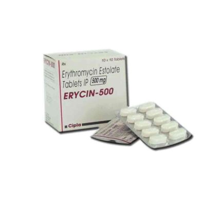 Erythromycin bulk exporter Erycin 500mg Tablet third party manufacturing