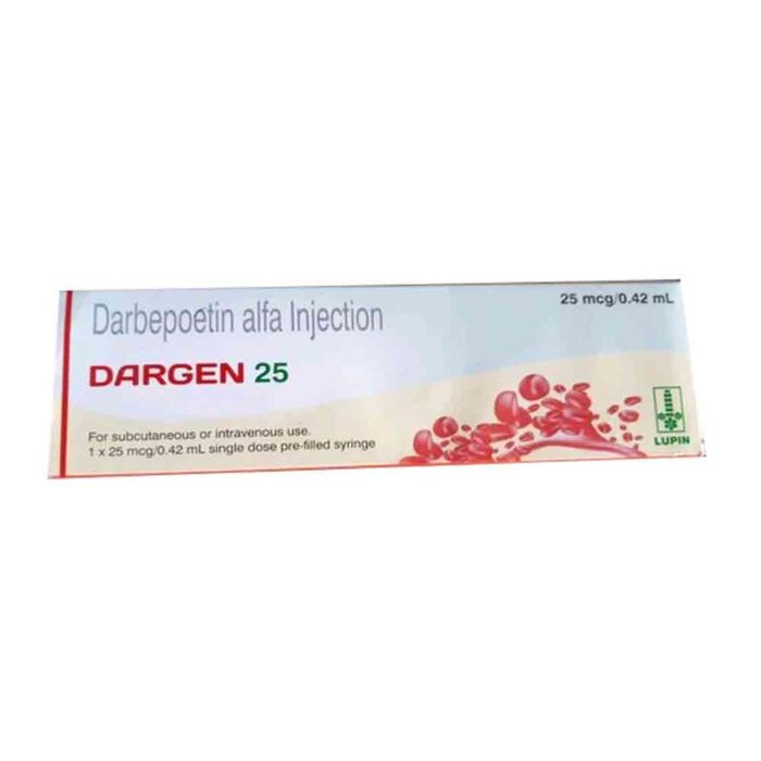 Darbepoetin Alfa bulk exporter Dargen 25mcg Injection third party manufacturer