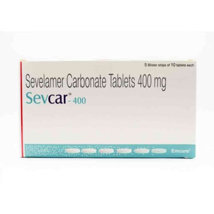 Sevelamer Carbonate bulk exporter Sevcar 400mg Tablet third contract manufacturing