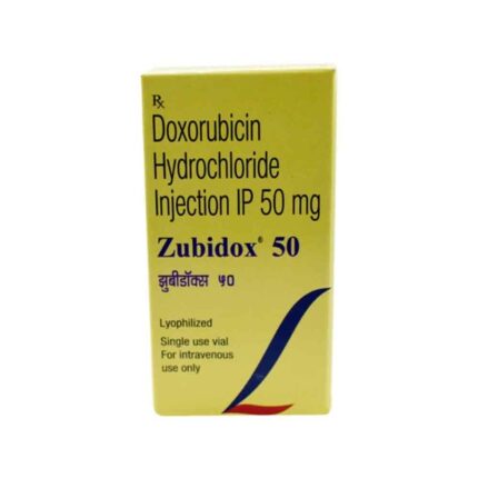 Doxorubicin Bulk Exporter Zubidox 50mg, Injection Third Party Manufacturing