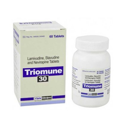 Stavudine Lamivudine Nevirapine Bulk Exporter Triomune 30 150mg/30mg/200mg Tablet Third Party Manufacturing