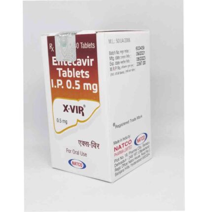 Entecavir exporter dropshipping X-Vir 0.5mg Tablet Third Contract Manufacturing