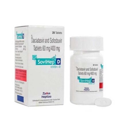 Sofosbuvir daclatasvir bulk exporter Sovihep D 400mg/60mg Tablet Third Contract Manufacturing