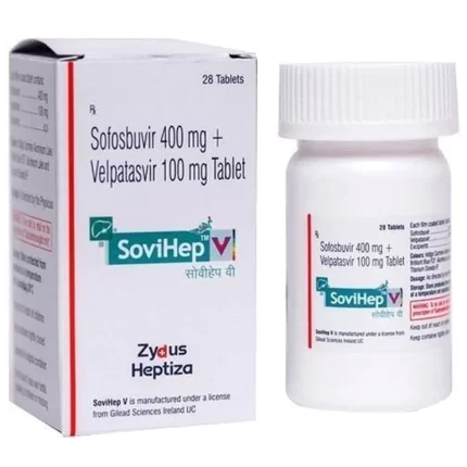 Sofosbuvir velpatasvir bulk exporter Sovihep V 400mg/100mg Tablet Third Contract Manufacturing
