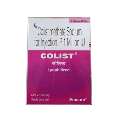 Colistimethate Sodium bulk exporter Colist 1 MIU Injection Third Contract Manufacturing