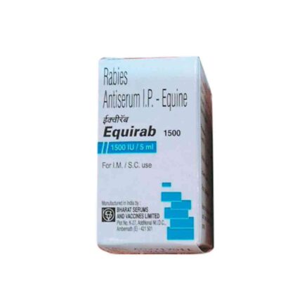 Rabies Antiserum I.P- Equine bulk exporter Equirab 1500IU Injection third party manufacturer