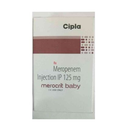 Meropenem bulk exporter Merocrit Baby 125mg Injection Third contract manufacturing