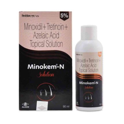 Minoxidil Azelaic Acid Tretinoin bulk exporter Minokem-N 5% Solution third Party Manufacturing