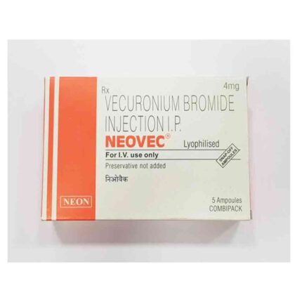 Vecuronium Bromide bulk exporter Neovec 4mg Injection Third Contract Manufacturer