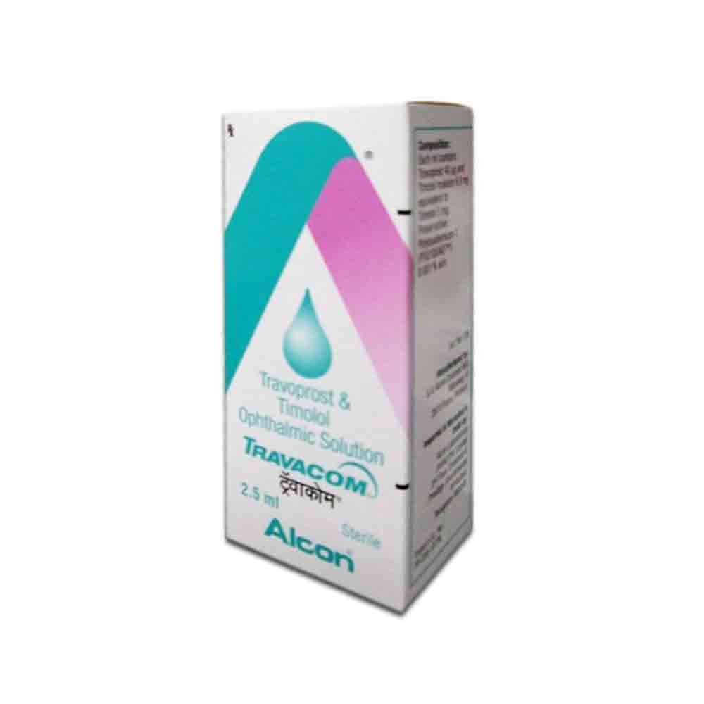 Travoprost Timolol Maleate bulk exporter Travacom Eye Drop 40mcg/5mg ...