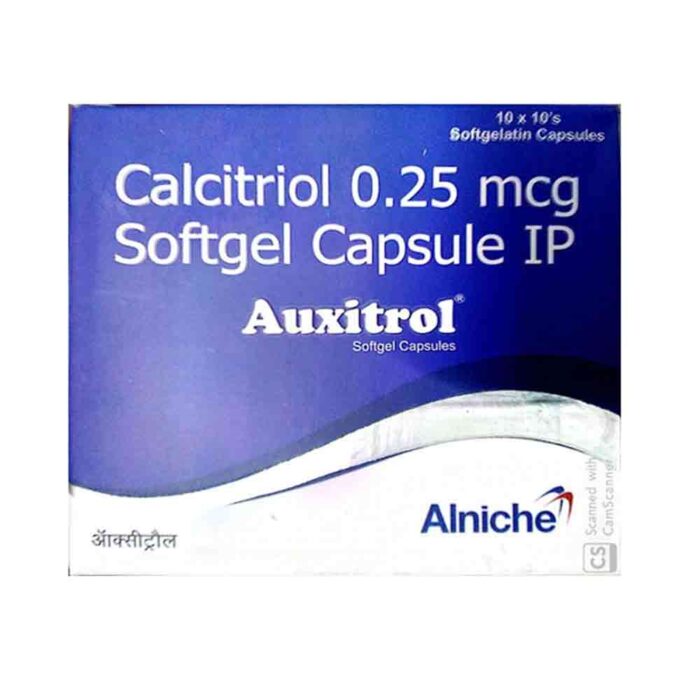 Calcitriol bulk exporter Auxitrol 0.25 capsule third contract manufacturing