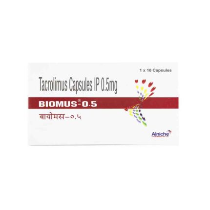 Tacrolimus bulk exporter BIOMUS CAPSULE 0.5MG Third Contract Manufacturer