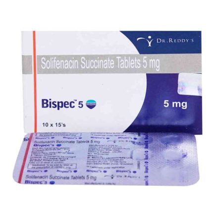 Solifenacin Succinate bulk exporter Bispec 5mg Tablet third party manufacturer india