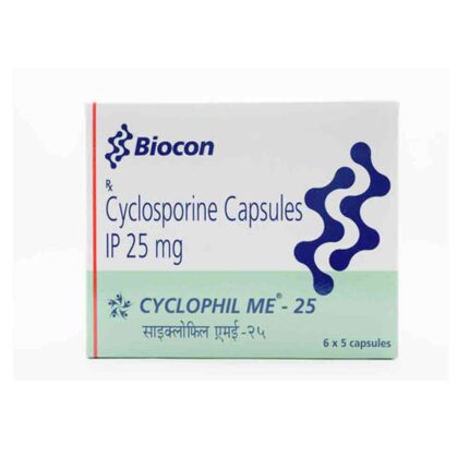 Cyclosporine bulk exporter CYCLOPHIL ME 25MG CAPSULE third party manufacturer