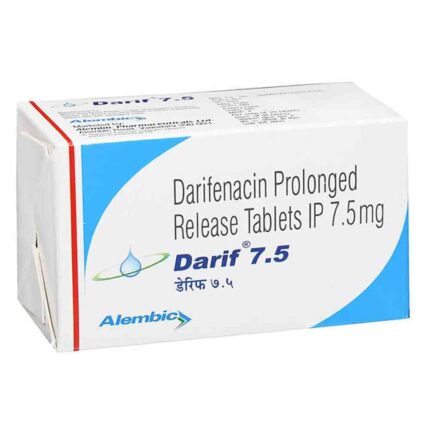 Darifenacin Hydrobromide bulk exporter Darif 7.5mg Tablet third contract manufacturer