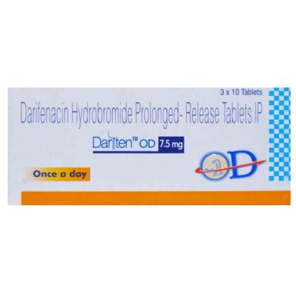 Dariten OD Tablet 7.5mg Darifenacin Hydrobromide bulk exporter third party manufacturer