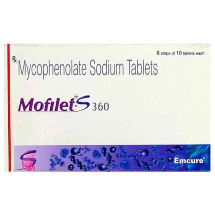 Mycophenolate Sodium Bulk Exporter Mofilet -S 360mg Tablet Third Contract Manufacturing