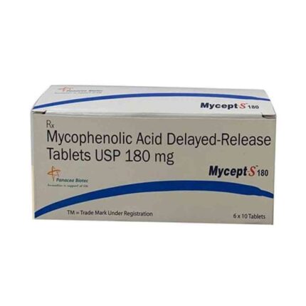 Mycophenolate Sodium Bulk Exporter Mycept-S 180mg Tablet third party manufacturer