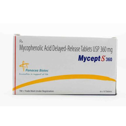 Mycophenolate Sodium Bulk Exporter Mycept-S 360mg Tablet third contract manufacturer