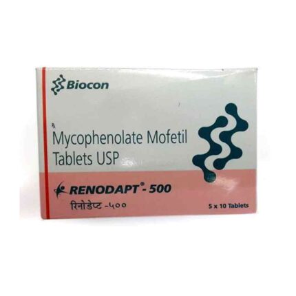 Mycophenolate Mofetil Bulk Exporter RENODAPT TABLETS 500MG Third Contract Manufacturer