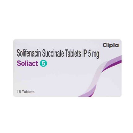 Solifenacin bulk exporter Soliact 5MG Tablet third contract manufacturing Soliact 5 Tablet helps to treat uncontrollable contractions (spasms) of the bladder muscles that causes frequent urination, urgent need to urinate, and inability to control passing of urine.