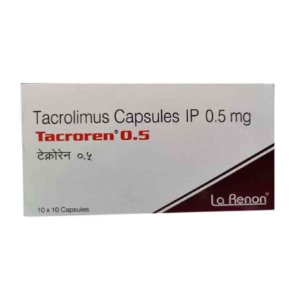 Tacrolimus bulk exporter Tacroren 0.5mg Capsule Third Contract Manufacturer