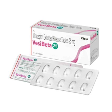 Mirabegron bulk exporter VesiBeta 25mg Tablet Third Contract Manufacturing