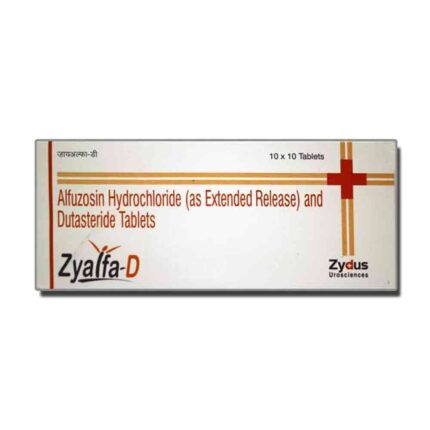 Alfuzosin Dutasteride bulk exporter Zyalfa-D 10mg/0.5mg Tablet third contract manufacturer