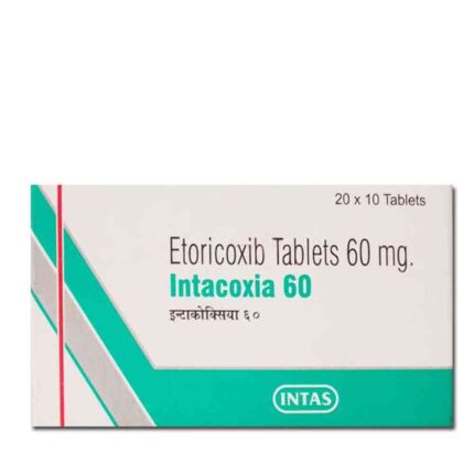 Etoricoxib bulk exporter Intacoxia 60mg Tablet third contract manufacturing