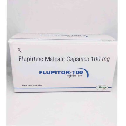 Flupirtine bulk exporter Flupitor 100mg Capsule third party manufacturing