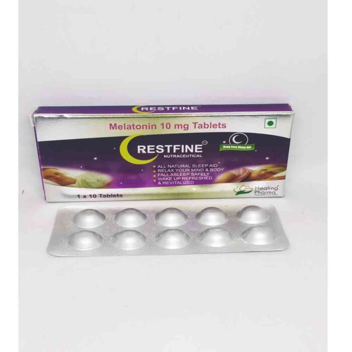 Melatonin bulk exporter Restfine 10mg Tablet third contract manufacturer