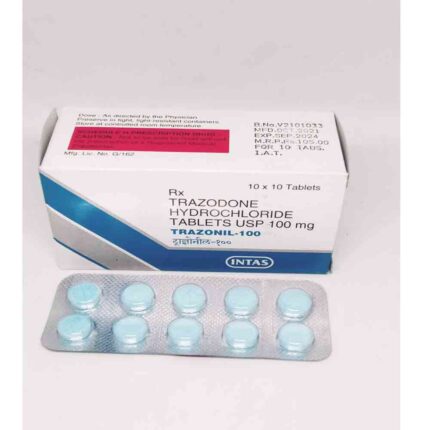 Trazodone bulk exporter Trazonil 100mg Tablet third contract manufacturer