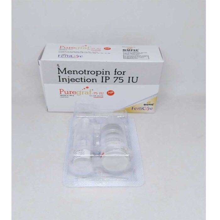 Menotrophin bulk exporter Puregraf 75IU HP Injection third contract manufacturer